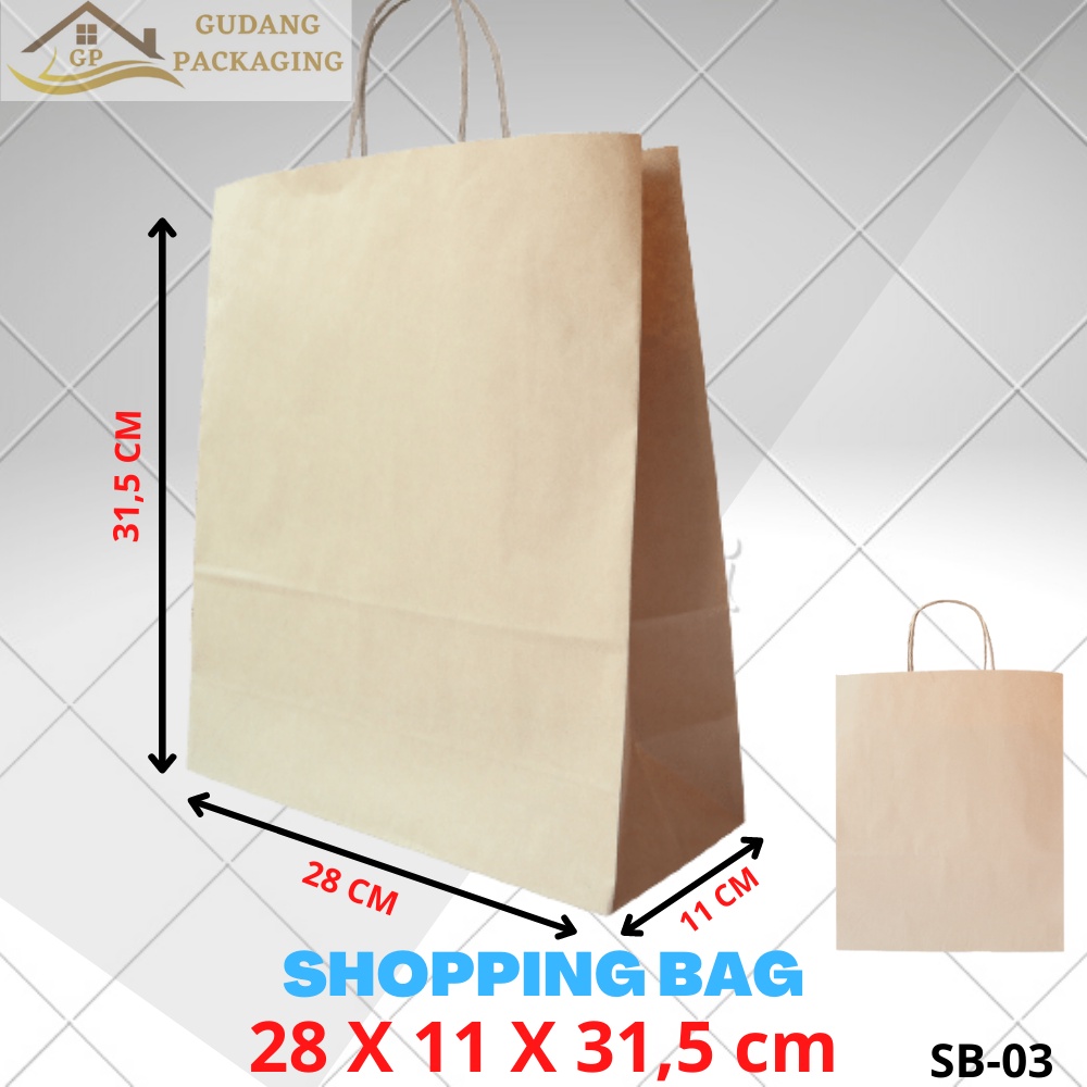 Jual Shopping Bag Karton Tas Belanja Tote Bag Belanja Souvenir