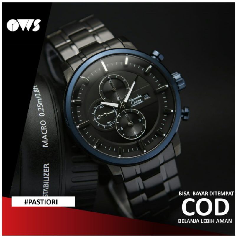 Jual Hot Promo Jam Tangan Alexandre Christie Cowok Ac 6323 Original