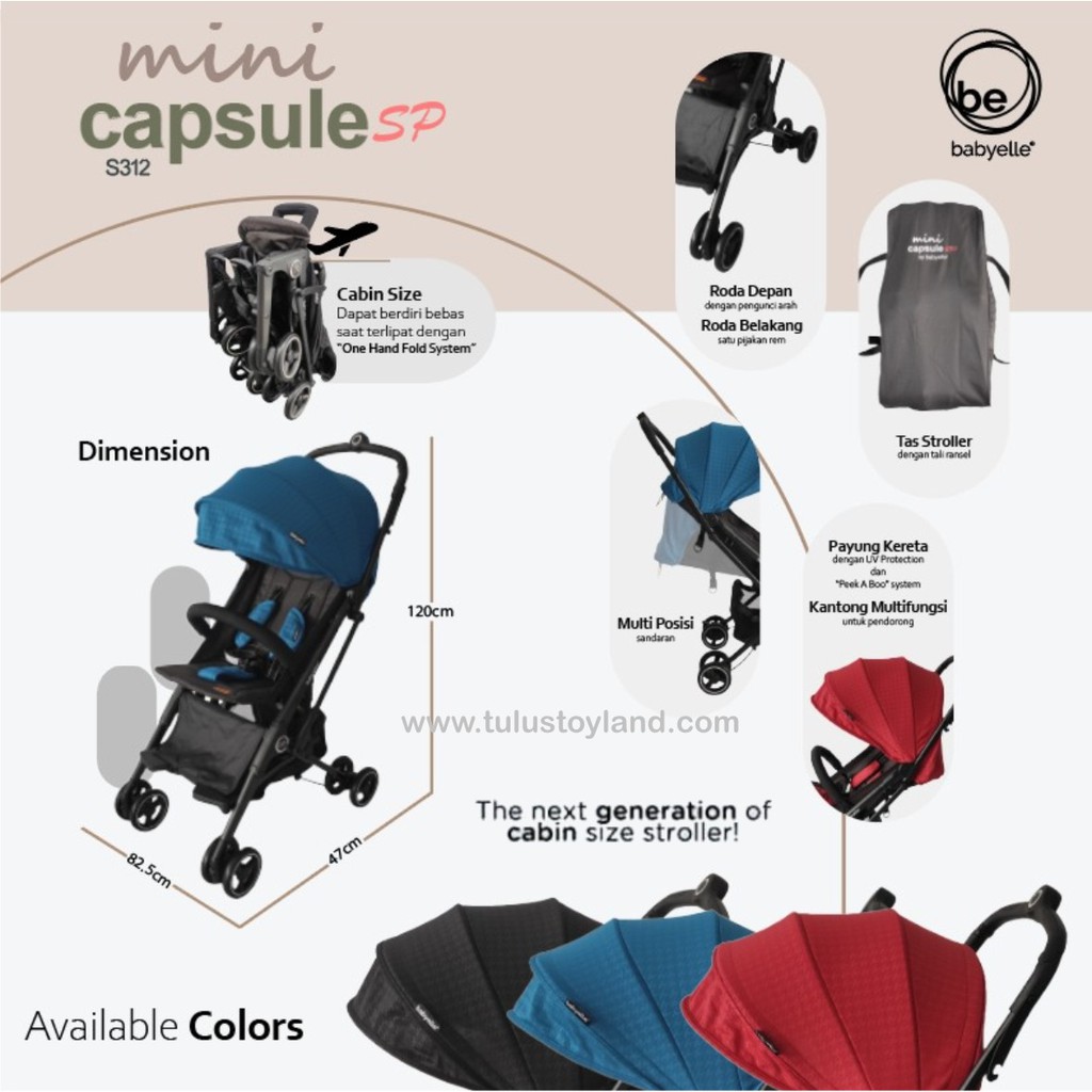 Mini capsule stroller online