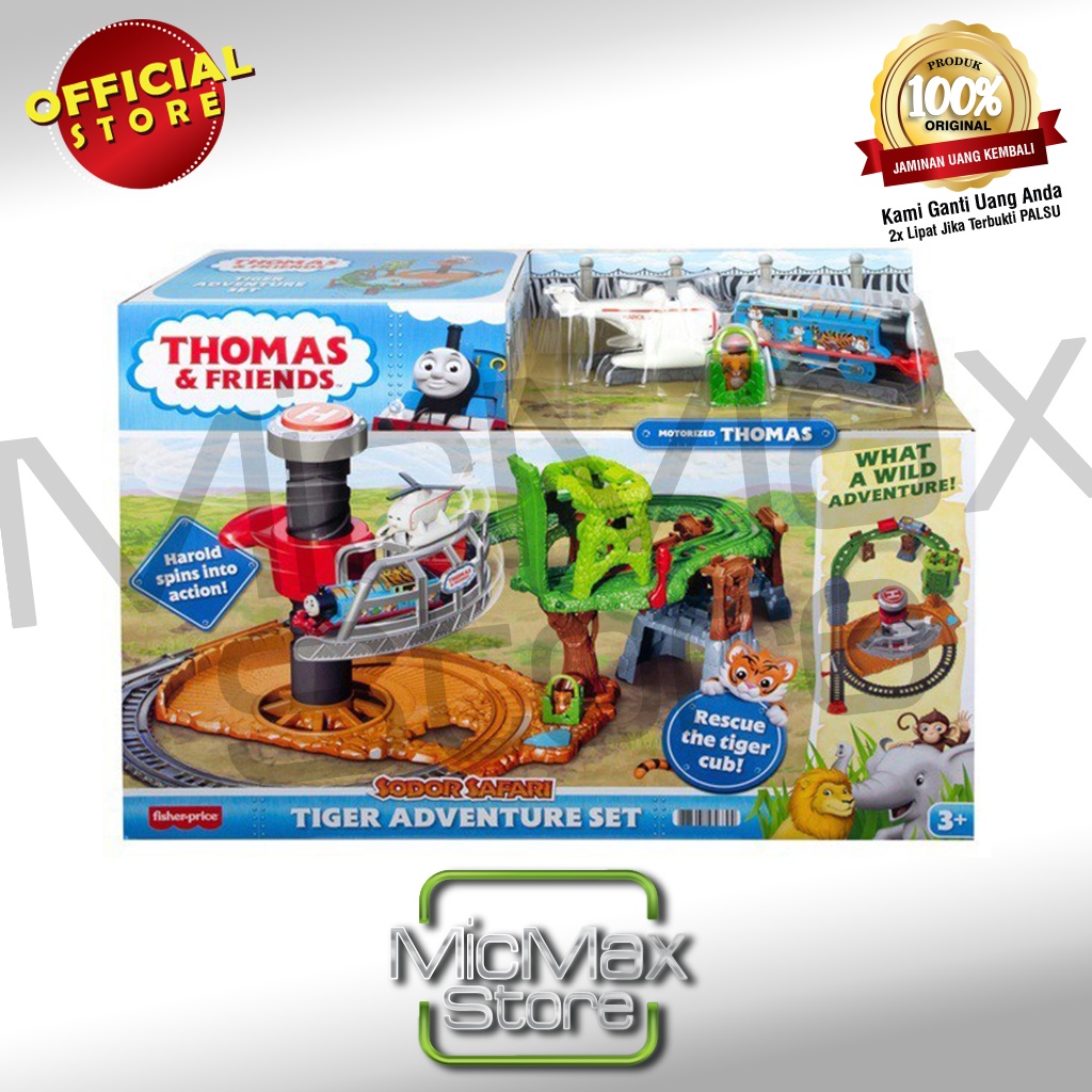 Jual Thomas & Friends Sodor Safari Tiger Adventure Set GXH06 | Shopee ...