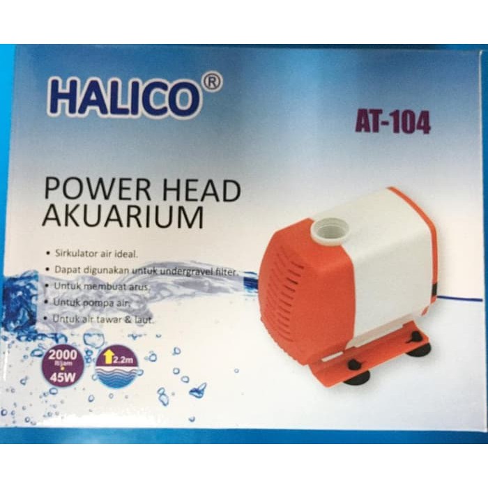 Jual Unik Halico At 104 Pompa Air Akuarium, Kolam Dan Hidroponik ...