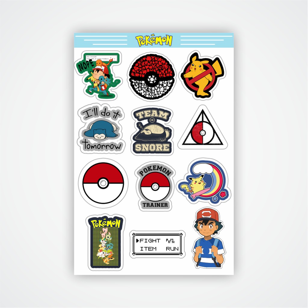 Jual Stiker Pokemon Set / Sticker Pack | Shopee Indonesia