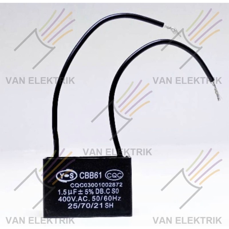 Jual Kapasitor Kipas Angin 1.5 UF 450V Shopee Indonesia