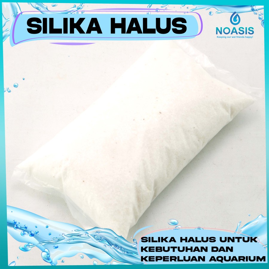 Jual Pasir Silika Putih Pasir Silica Halus Aquarium Aquascape 500grm