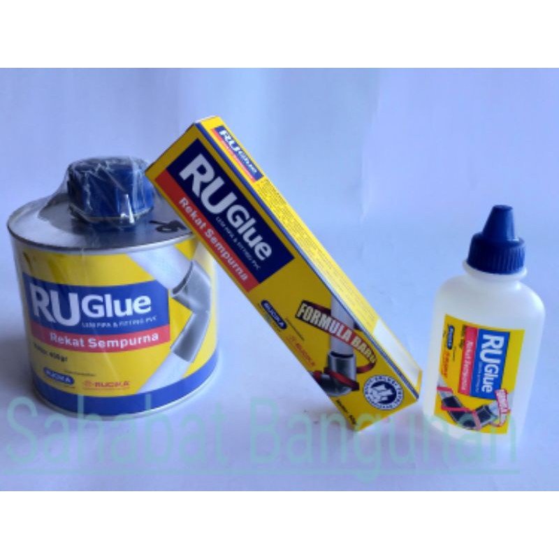 Jual Lem Pipa Pvc Paralon Ru Glue Rucika Cair Gr Tube Gr Shopee Indonesia