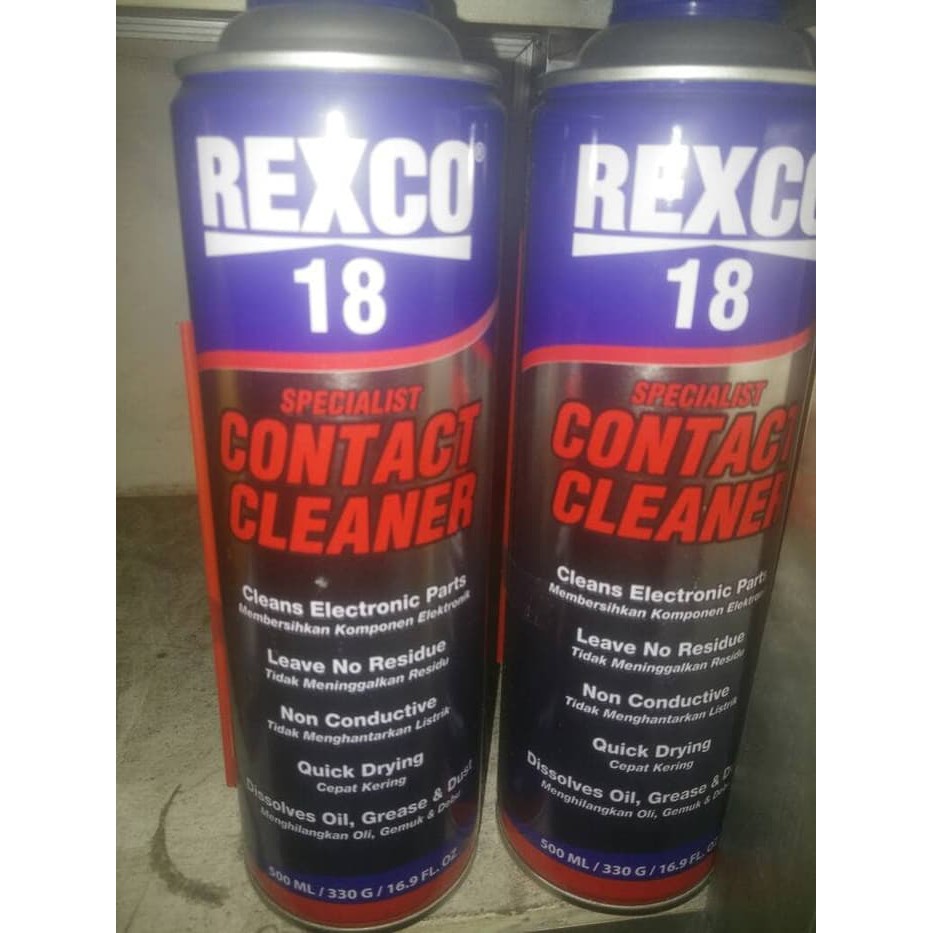 Jual Besar REXCO 18 Contact Cleaner Spray 500ml Pembersih Electric ...