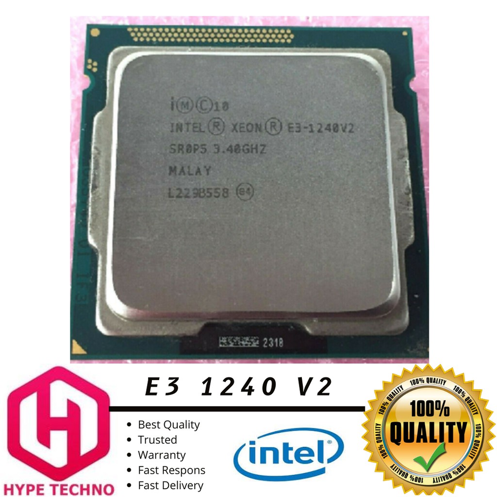 Jual Intel Xeon E3 1240 V2 - 3.40GHz up to 3.80 4Cores 8Threads Cache ...