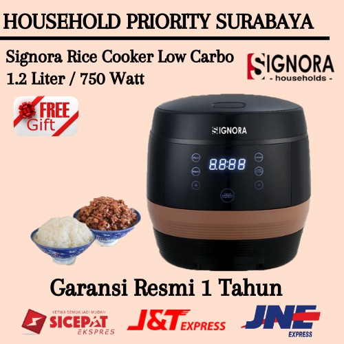Jual Signora Low Carbo Rice Cooker Signora Rice Cooker + BONUS HADIAH ...
