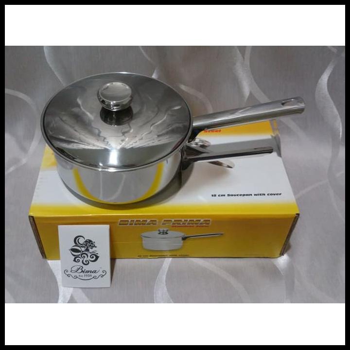 Jual Bima Prima Stainless Steel Saucepan Panci Susu Cm Shopee