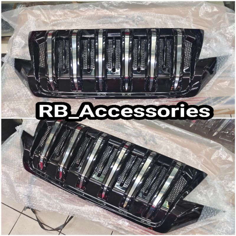 Jual Grill Apollo All New Rush Terios Plastik Hitam Glossy