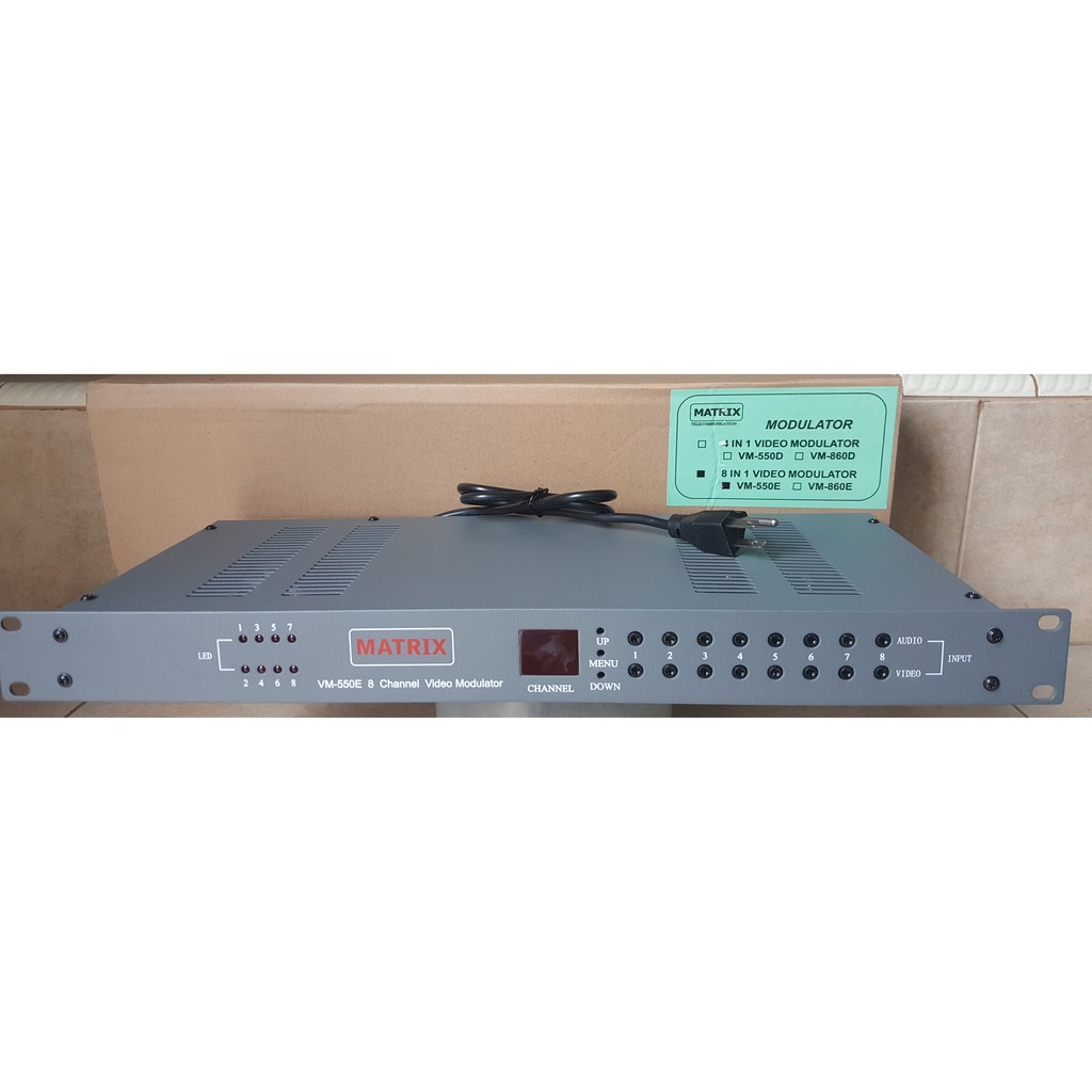 Jual RF Modulator 8in1 MATRIX VM550 VHF / VM860 UHF(Analog) | Shopee ...