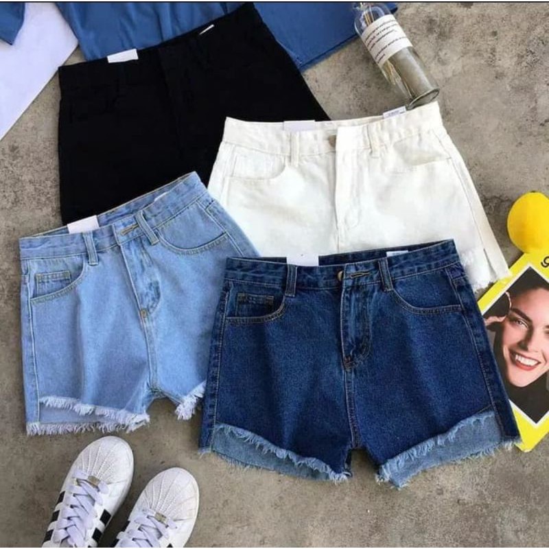 Jual CELANA PENDEK JEANS RUMBAI HOTPANTS DENIM LEVIS RAWIS SIZE 27-35 ...