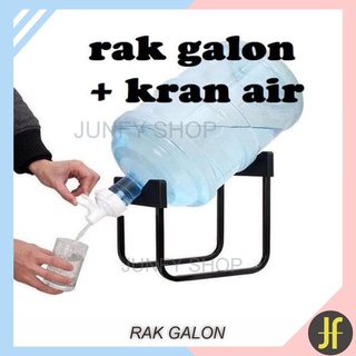 Jual J Rak Galon Air Mineral Rak Kaki Galon Air Besi Plus Kran Galon Food Grade Dudukan