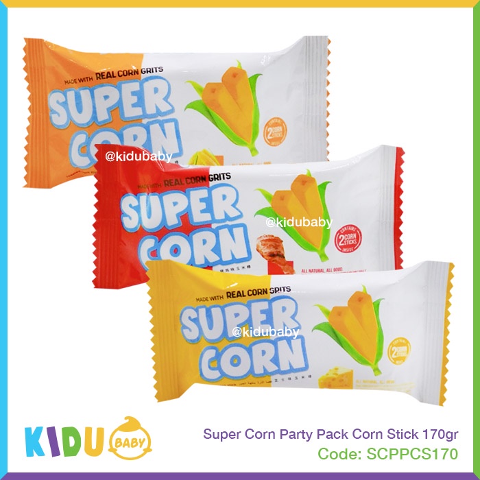 Jual SuperCorn Party Pack Chicken Corn Stick 170gr Cemilan Snack ...