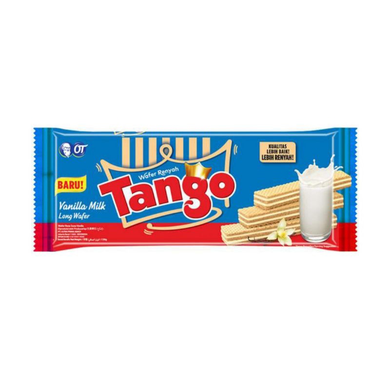 Jual Tango Wafer Rasa Vanila isi (100gram x 24pcs x karton) | Shopee ...