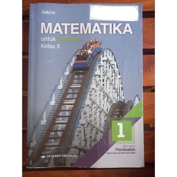 Jual Buku Matematika Untuk SMA/MA Kelas X - Sukino - Penerbit Erlangga ...