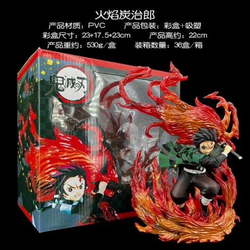 Jual Action figure the demon slayer tanjiro kimetsu no yaiba pvc battle ...