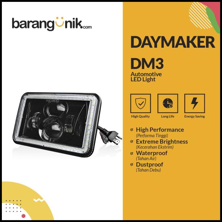 Jual Lampu Led Dm3 Daymaker Kotak 5 Inch | Shopee Indonesia