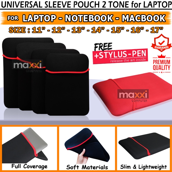 Jual Sleeve Pouch Sarung Kantong Kantung Case Casing Cover Laptop ...