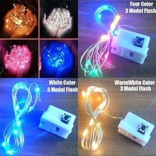 Lampu LED TUMBLR/Lampu strip dekorasi Waterproof(dengan baterai) 1M 10 led+ Baterai | AutoStock