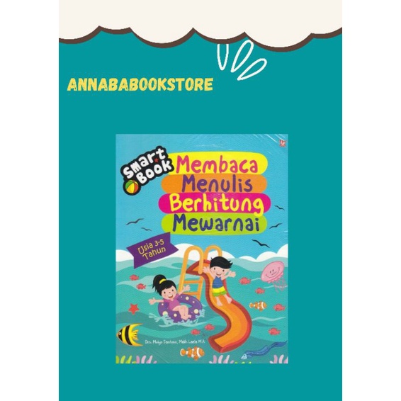 Jual Smart Book Membaca Berhitung Mewarnai Usia 3-5 Tahun | Shopee ...