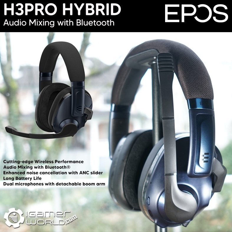 Jual EPOS H3 PRO / H3PRO HYBRID Closed Acoustic Bluetooth Gaming ...