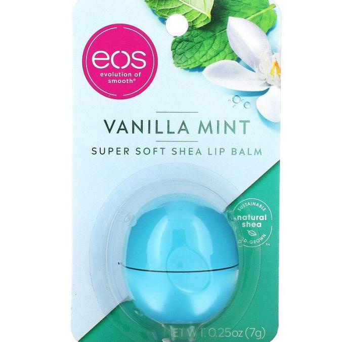 Jual EOS Lip Balm Vanilla Mint Original 100 7gr Shopee Indonesia