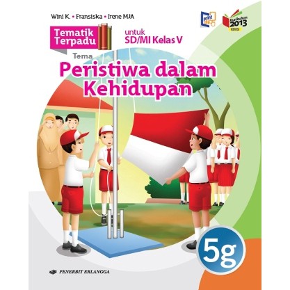 Jual BUKU TEMATIK TERPADU KELAS 5 SD JILID 5G KURIKULUM 2013 REVISI ...