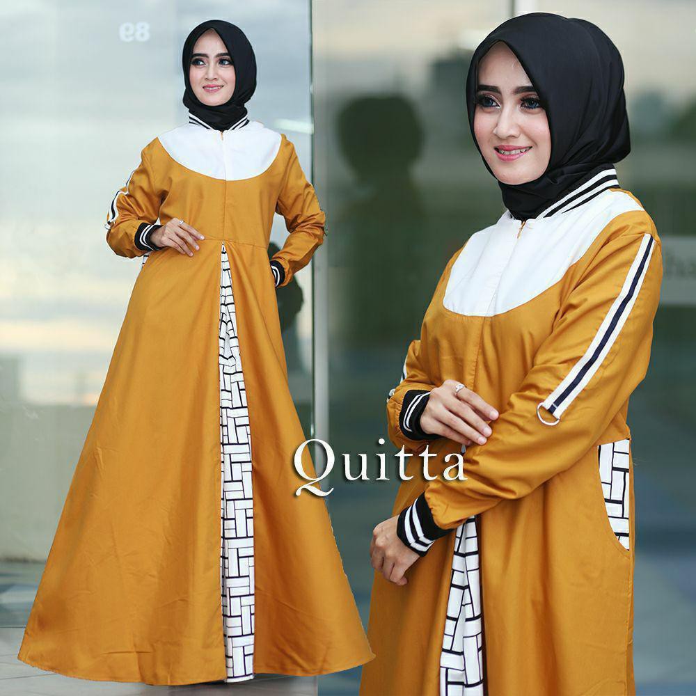 Jual GAMIS QUITTA DRESS BY MY MOM ORI GAMIS TERMURAH SHOPEE MALL ...