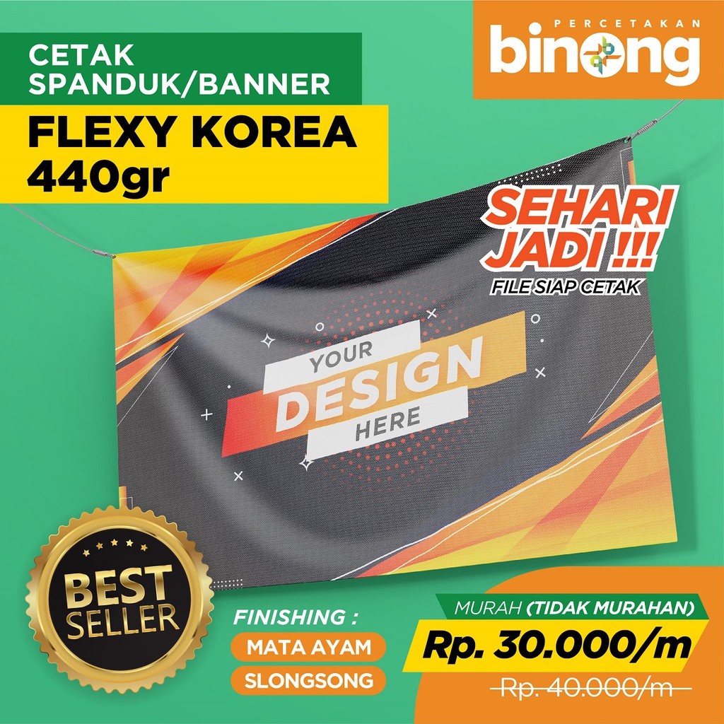 Jual CETAK BANNER SPANDUK FRONTLITE FLEXI CHINA/FLEXI KOREA | Shopee ...