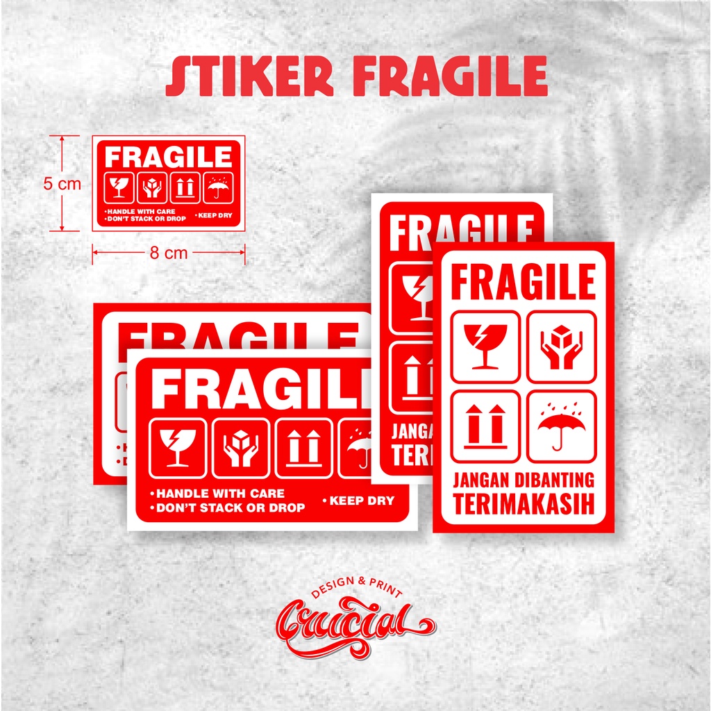 Jual Stiker Fragile Pecah Belah Shopee Indonesia 6167