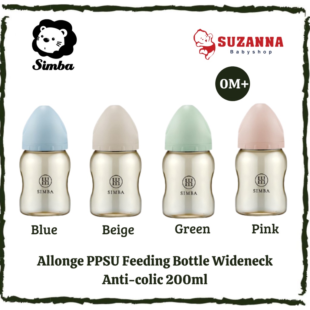 Jual Simba Allonge PPSU Feeding Bottle Wideneck Anti-colic 200ml ...