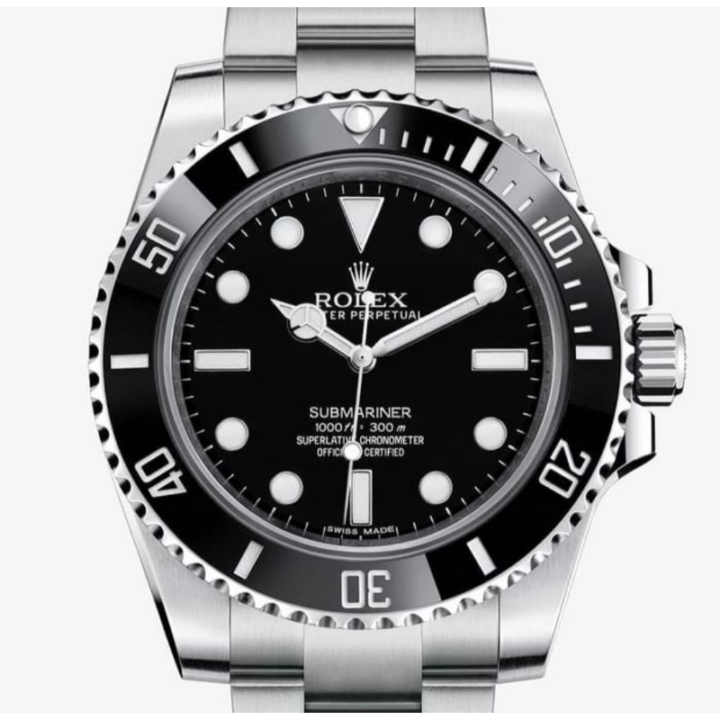 Jam Tangan Pria Rolex Submariner 40MM Swiss Cloning 1 1 AR 904L Silver Black