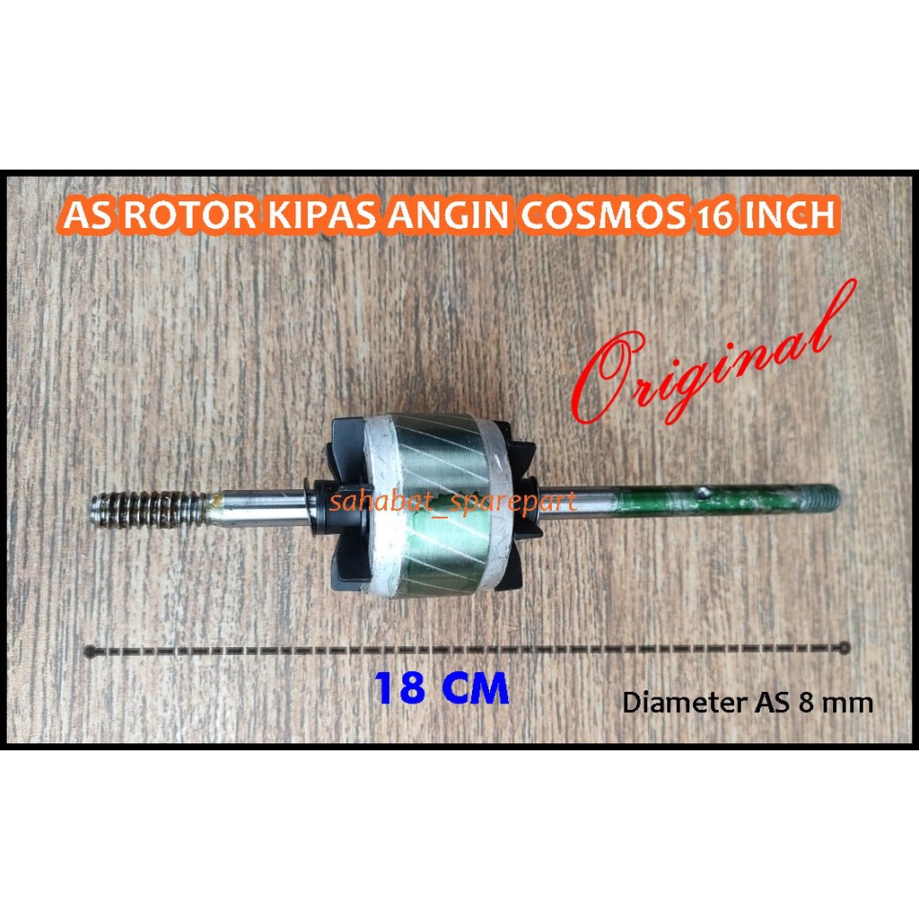 Jual AS ROTOR KIPAS ANGIN COSMOS 16 INCH BODI DINAMO BULAT ORIGINAL ...
