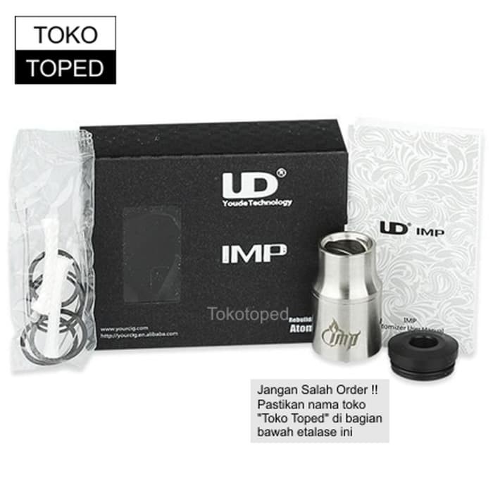 Jual Authentic UD IMP RDA | premium vape vapor mod rta rba rdta ...