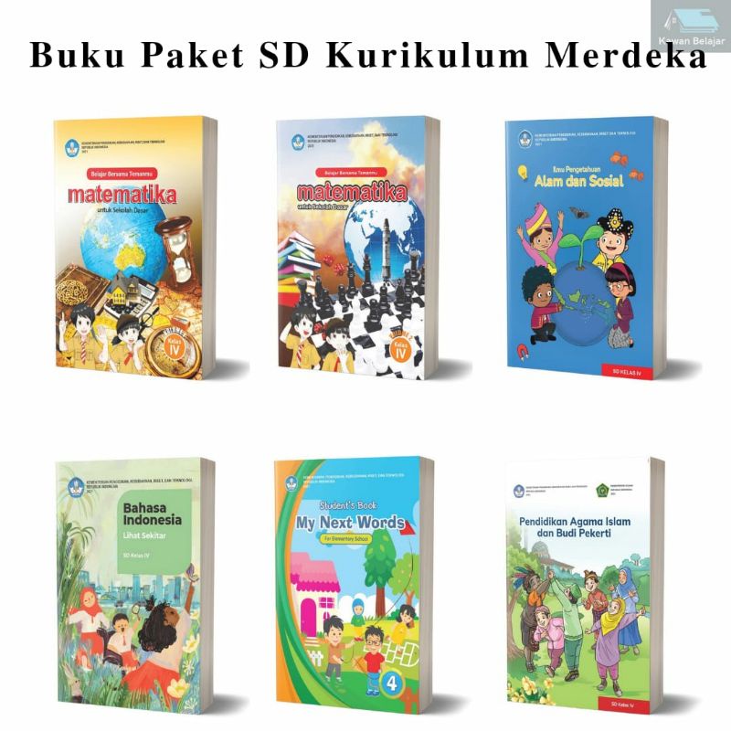 Jual Buku Paket Siswa Kurikulum Merdeka Untuk Kelas 4 SD Buku BSE ...