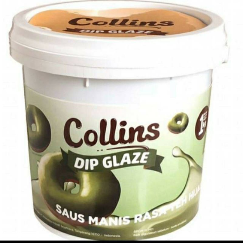 Jual COLLINS DIP GLAZE GREEN TEA/MATCHA 1KG | Shopee Indonesia