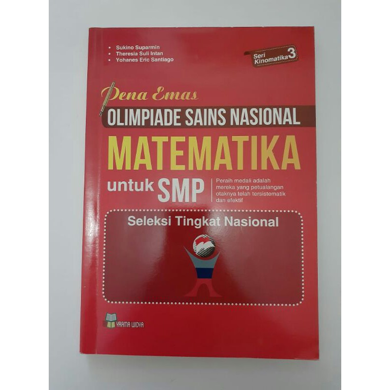 Jual Buku Pena Emas Olimpiade Sains Nasional Osn Matematika Smp Tingkat Nasional Seri 3279