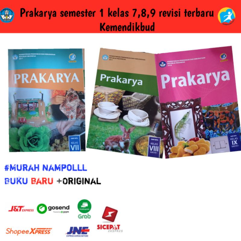 Jual Prakarya Kelas 7,8,9 Semester 1 SMP K-13 Edisi Revisi Terbaru ...