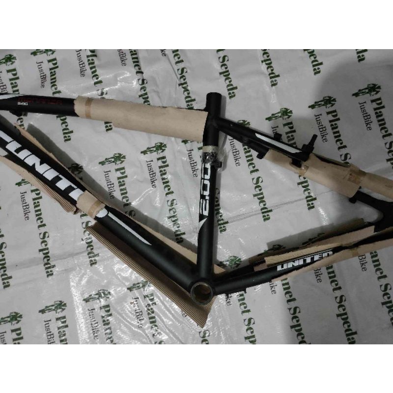 Jual Only Frame United 26 Monanza 2.00 Hitam Putih Abu Disc Brake V ...