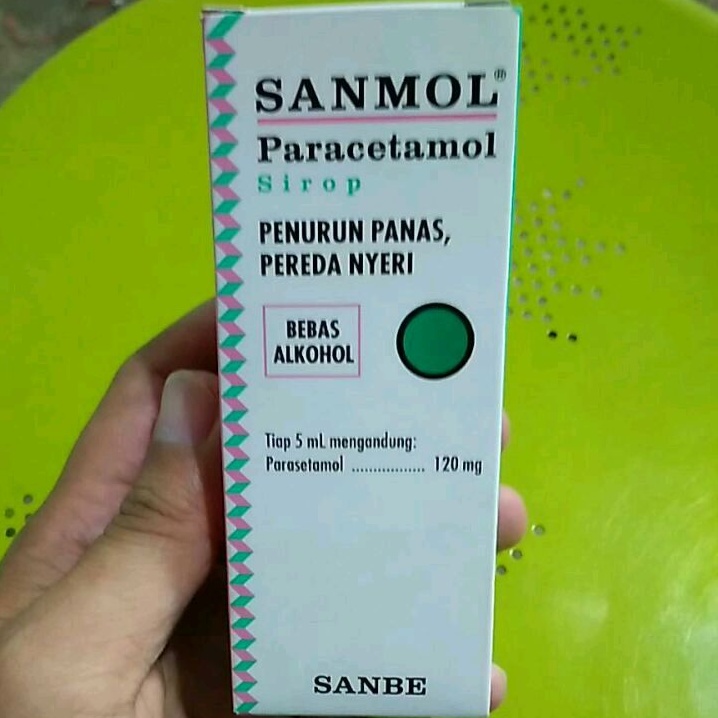 Jual Sanmol Sirop 60 Ml Obat Penurun Panas And Pereda Nyerisakit Shopee Indonesia