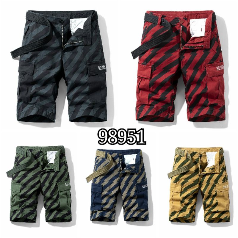 Nevada Knit Cargo With Stopper Celana Pendek Pria