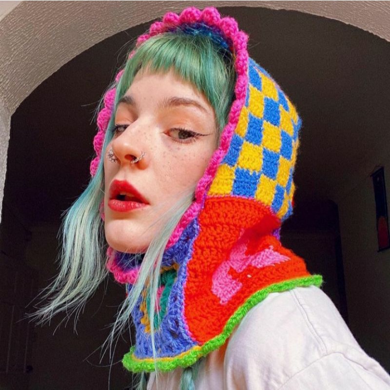 Jual Colorkiss Crochet Knit Balaclava Rajut 100% Handmade | Shopee ...