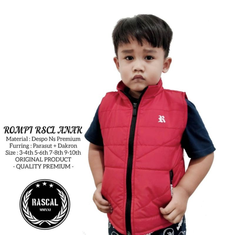 Jual Rompi Anak / Rompi RSCL / Rompi Anak Parasut / Rompi Anak Kekinian ...