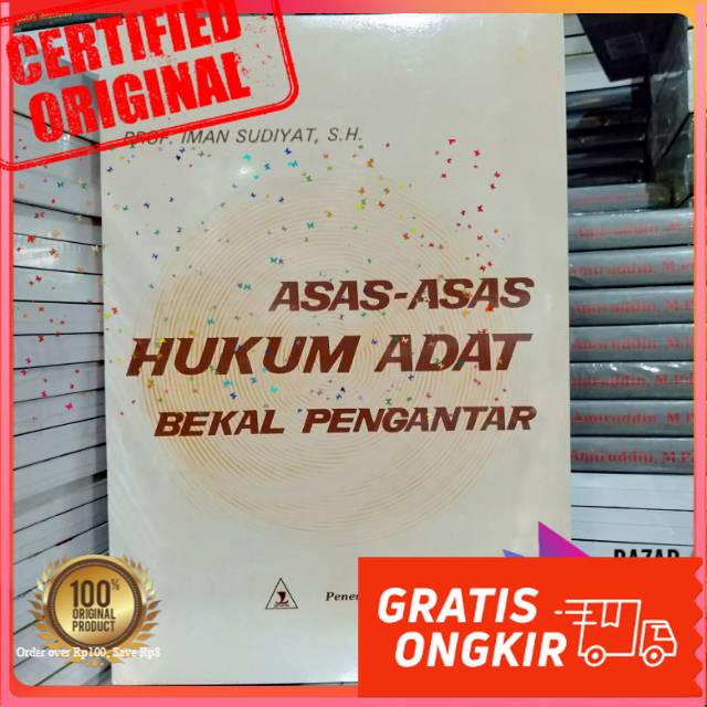 Jual Buku Asas Asas Hukum Adat Bekal Pengantar - imam sudayat | Shopee ...