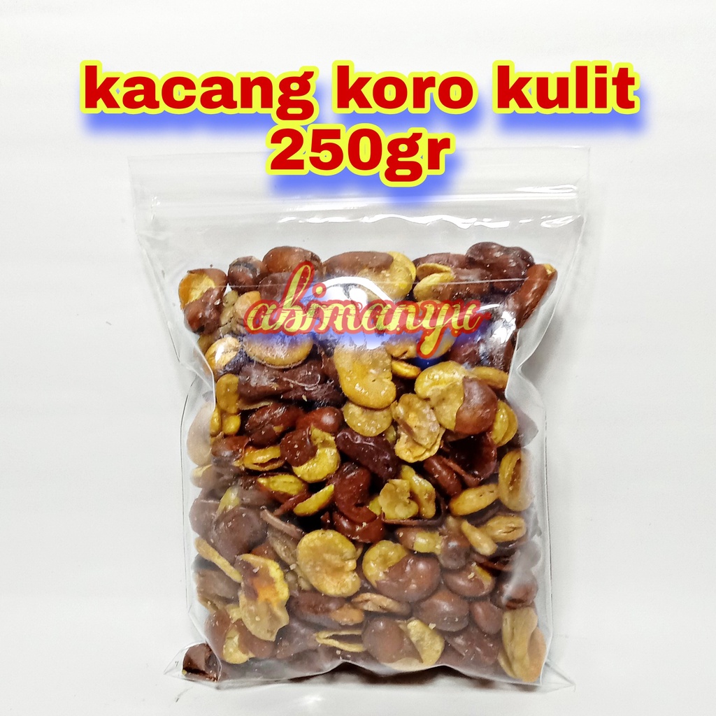 Jual Kacang Koro Kulit Asin 250 Gram Shopee Indonesia