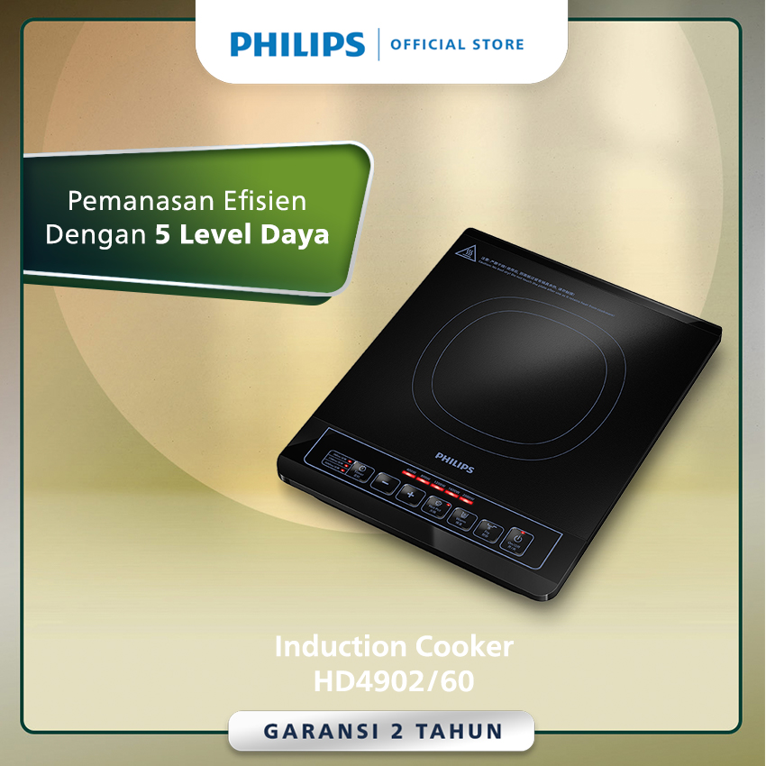 Jual Philips Induction Cooker HD4902/60 Kompor Listrik 2000W
