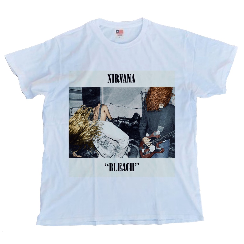 Jual Kaos Nirvana Bleach Band Vintage Tee Tshirt