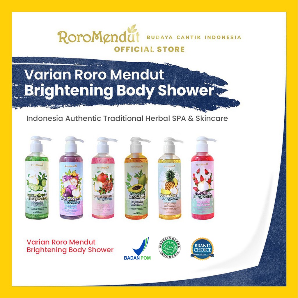 Jual Roro Mendut Brightening Body Shower | Shopee Indonesia