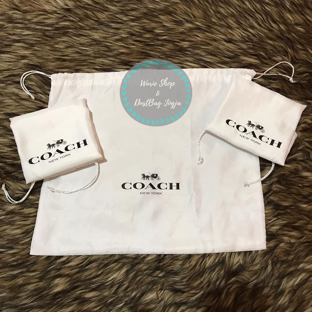 Coach dust bag discount authentic